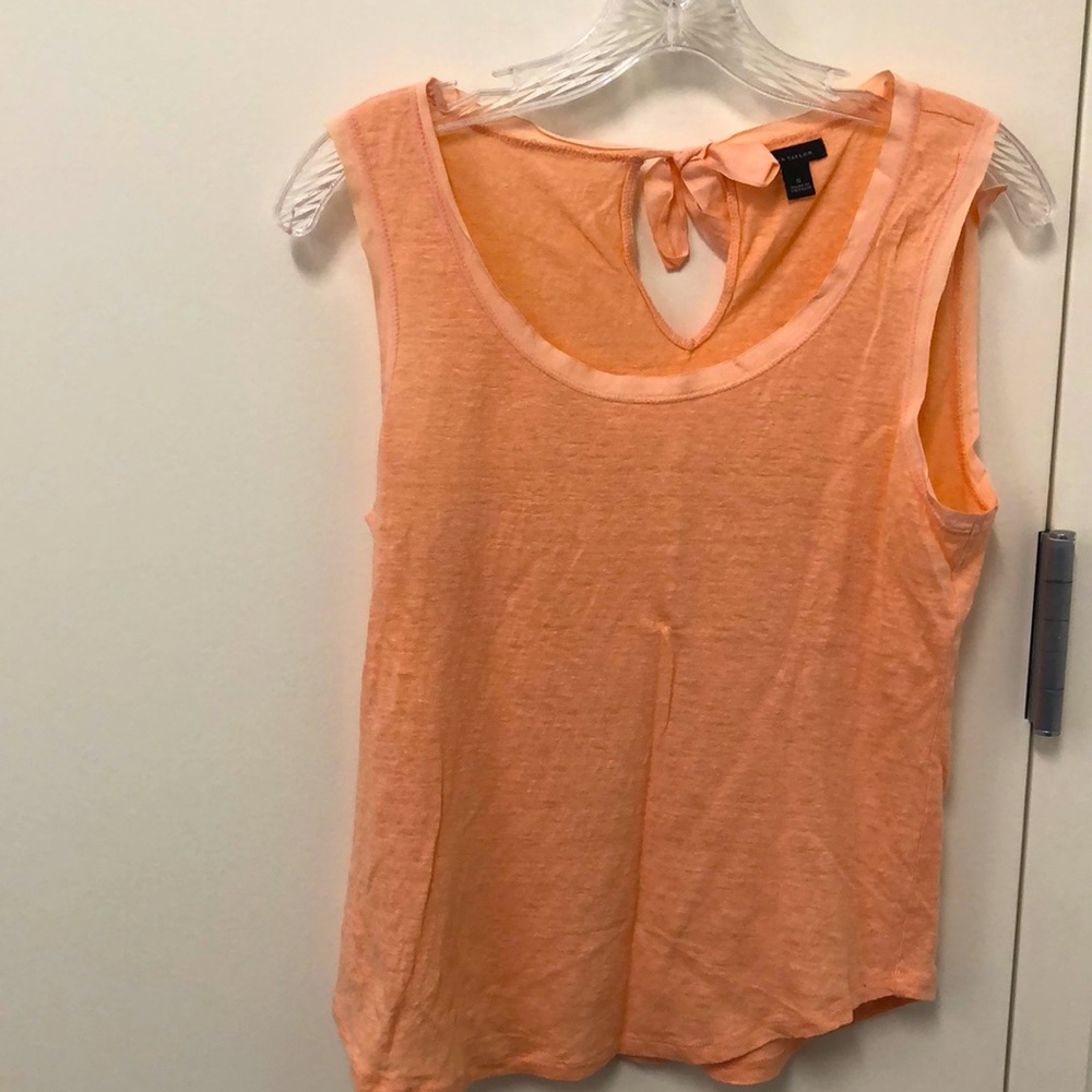Ann Taylor- Size small-sleeveless blouse- coral color